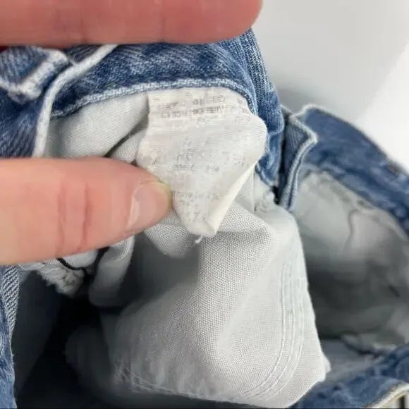 RARE Upside Down Label Vintage Lee Mom 90s Jeans 24" Waist - Picture 8 of 16